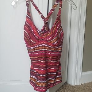 Prana Womens Tankini Top Medium EUC